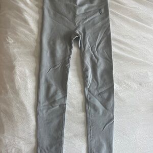 Free People Movement Light Blue/Gray Women's Leggings - ribbed material